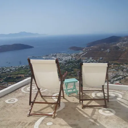 Traditional Stone House With Breathtaking View Feriehus Serifos Town